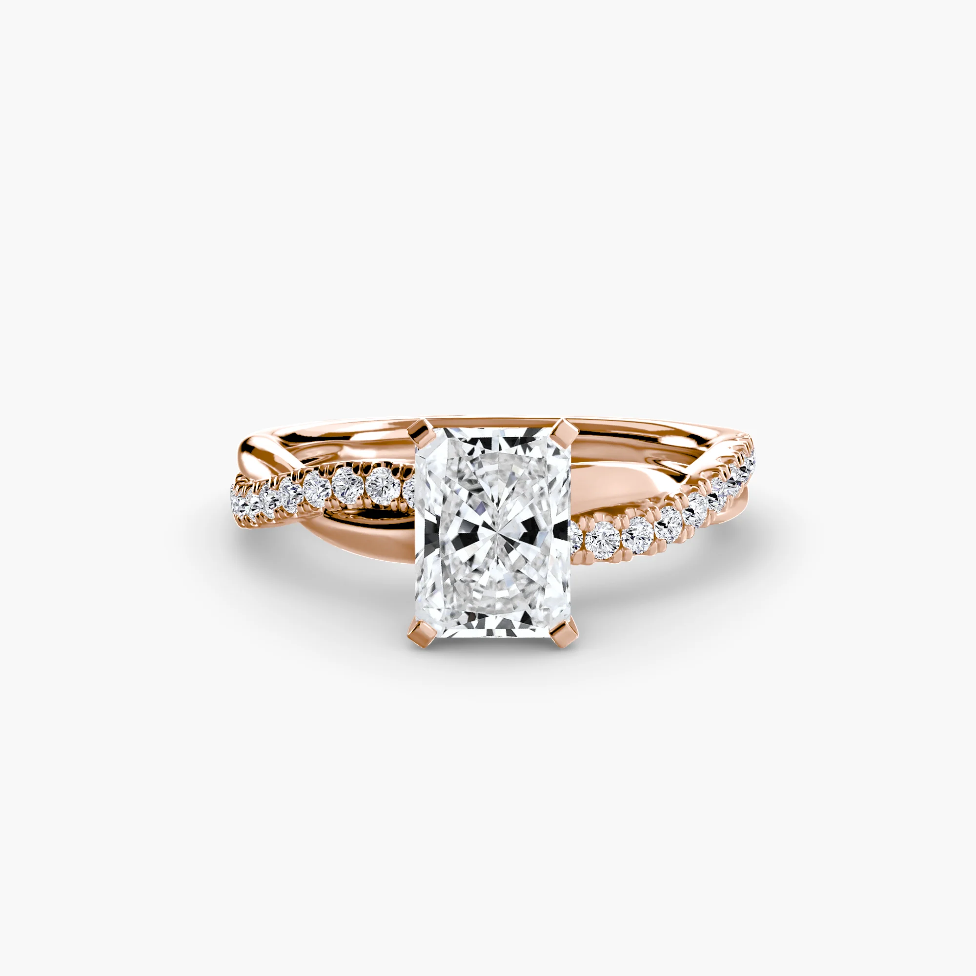 The Emerald Twist Pavé Ring - Image 53