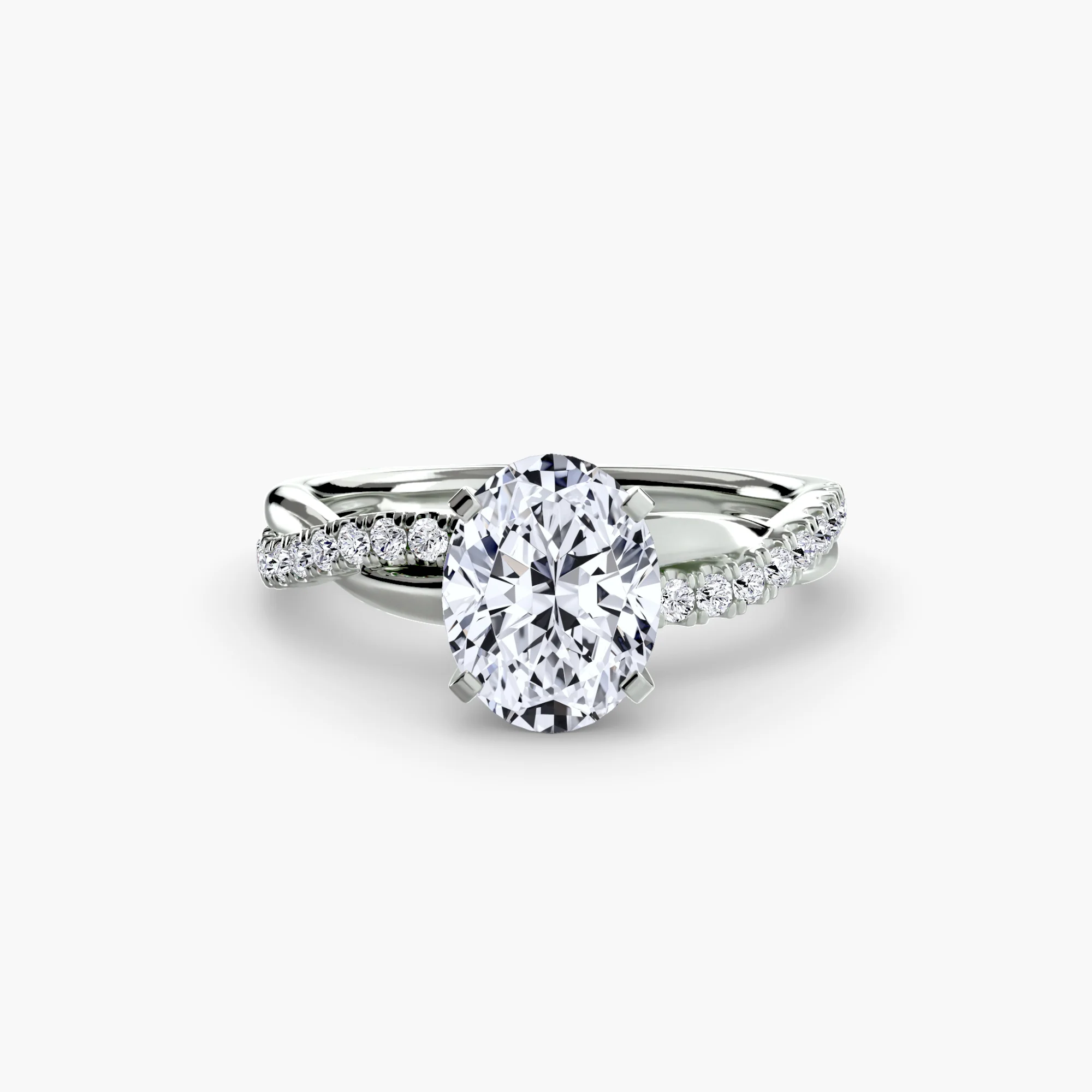 The Emerald Twist Pavé Ring - Image 58