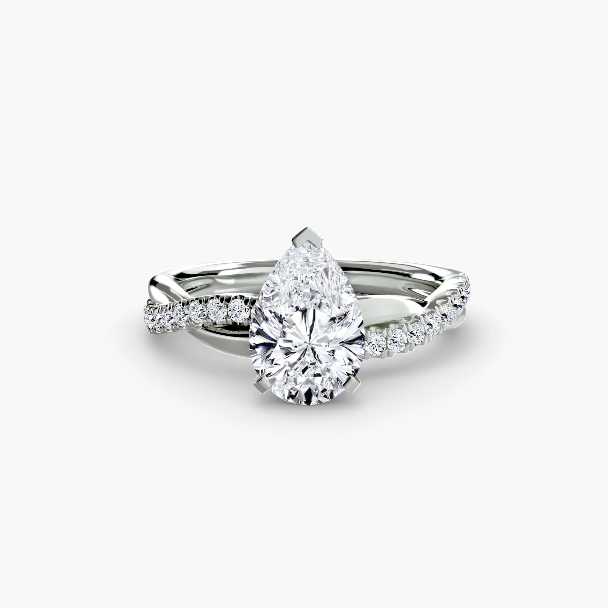 The Emerald Twist Pavé Ring - Image 59