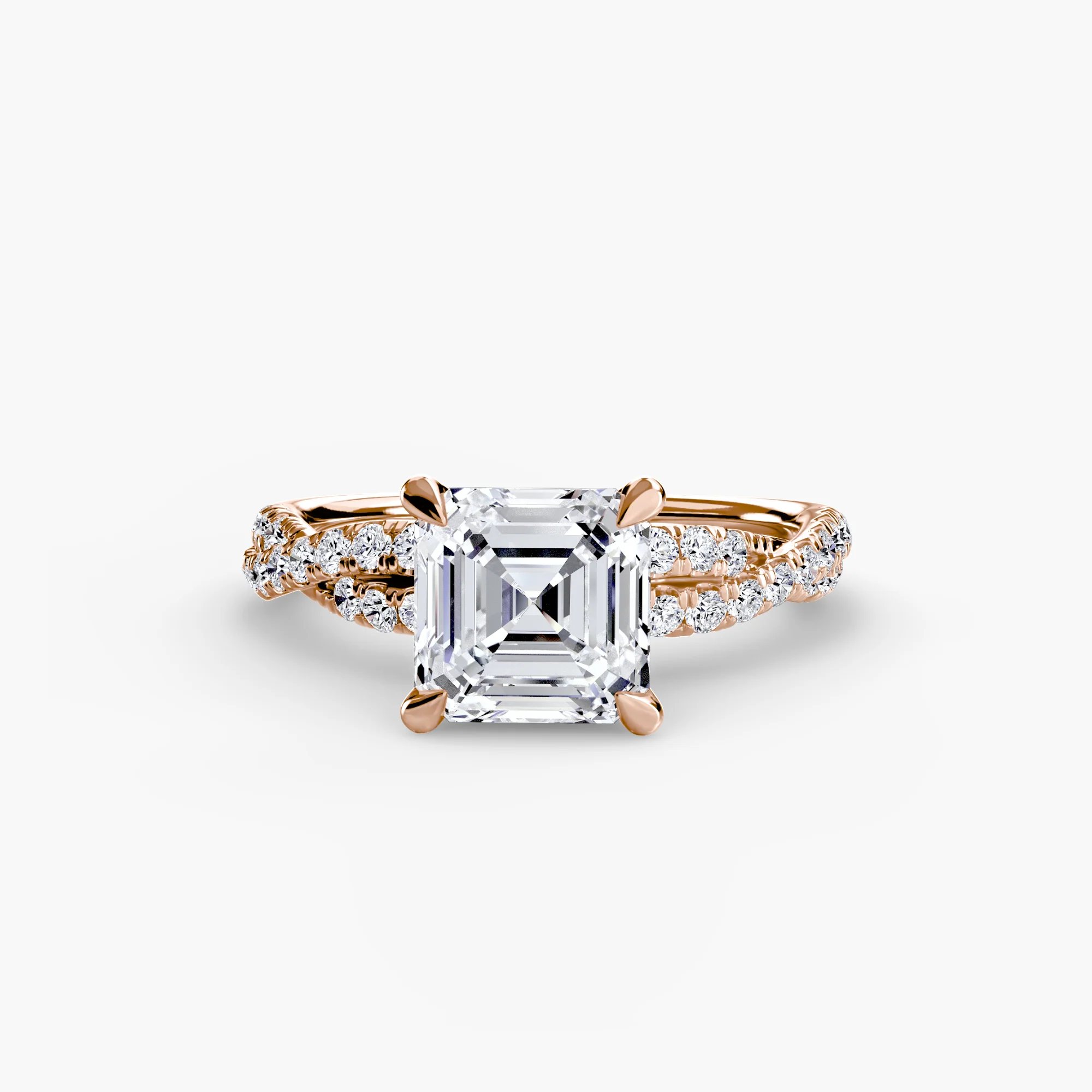The Twisted Pavé Solitaire - Image 60