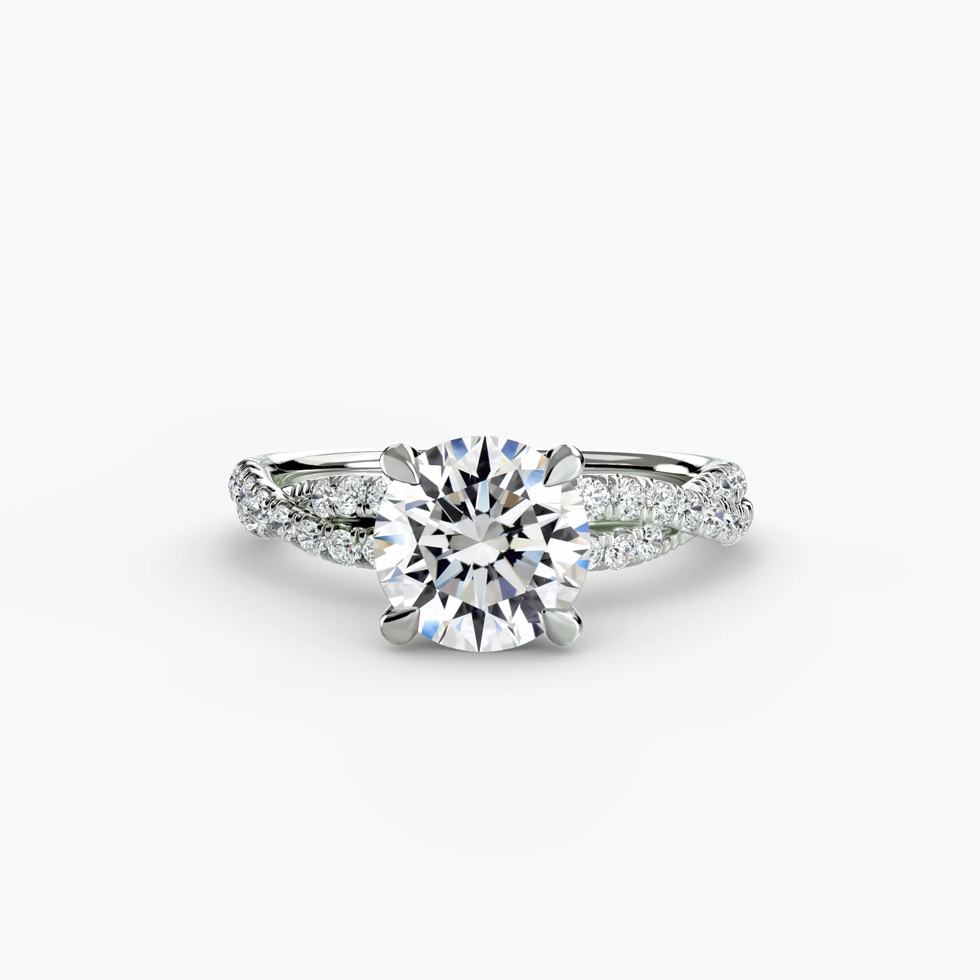 The Twisted Pavé Solitaire - Image 62