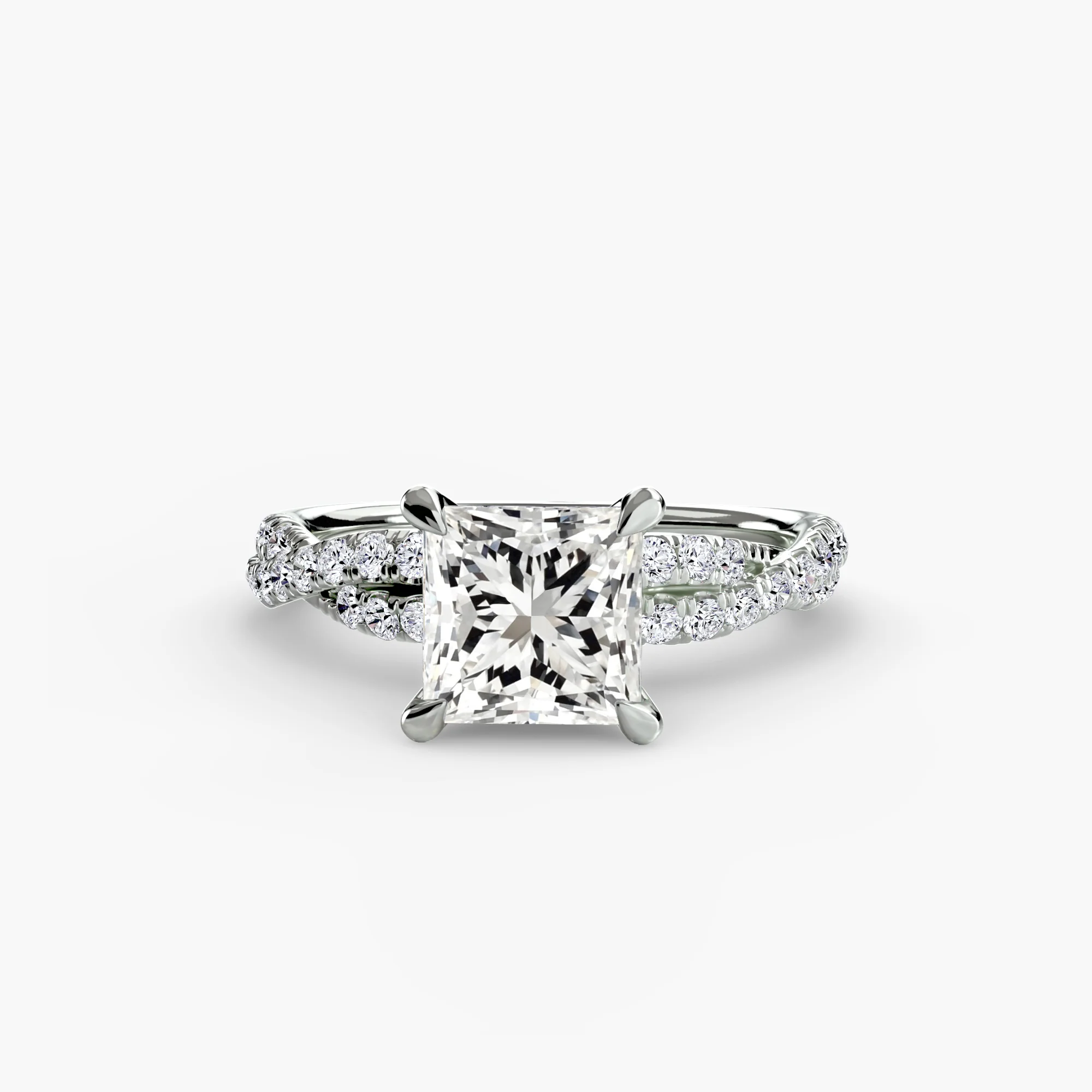 The Twisted Pavé Solitaire - Image 63