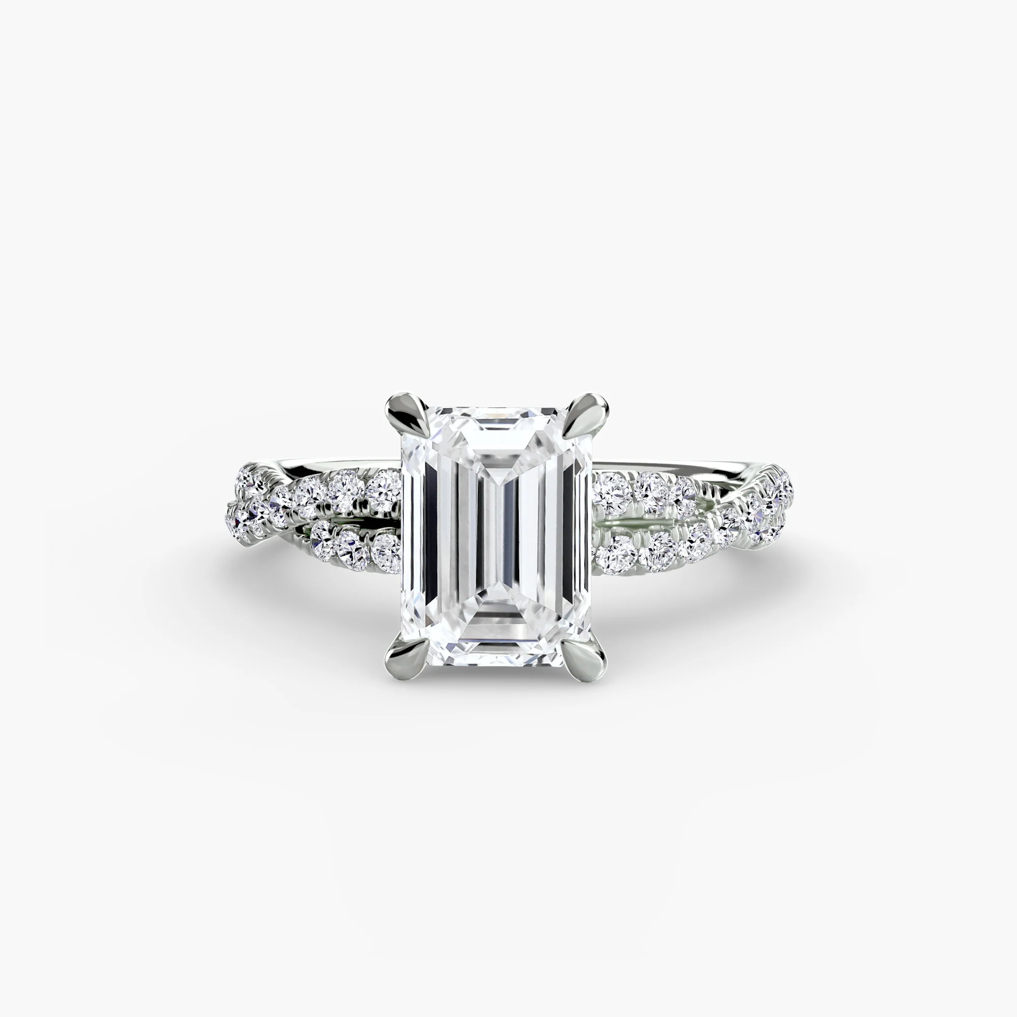 The Twisted Pavé Solitaire - Image 7