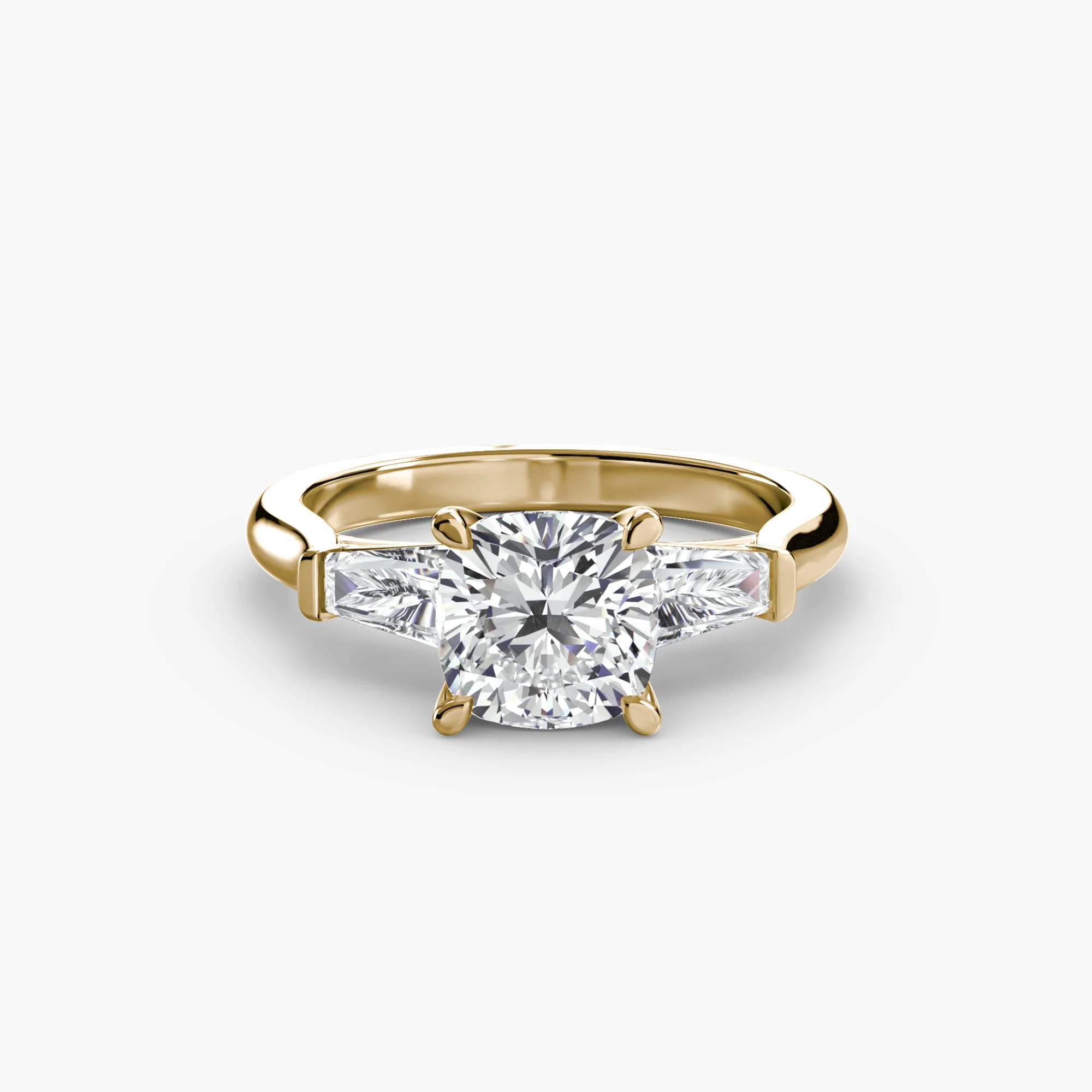 Three-Stone Ring (Baguette Side Stones) - Image 13