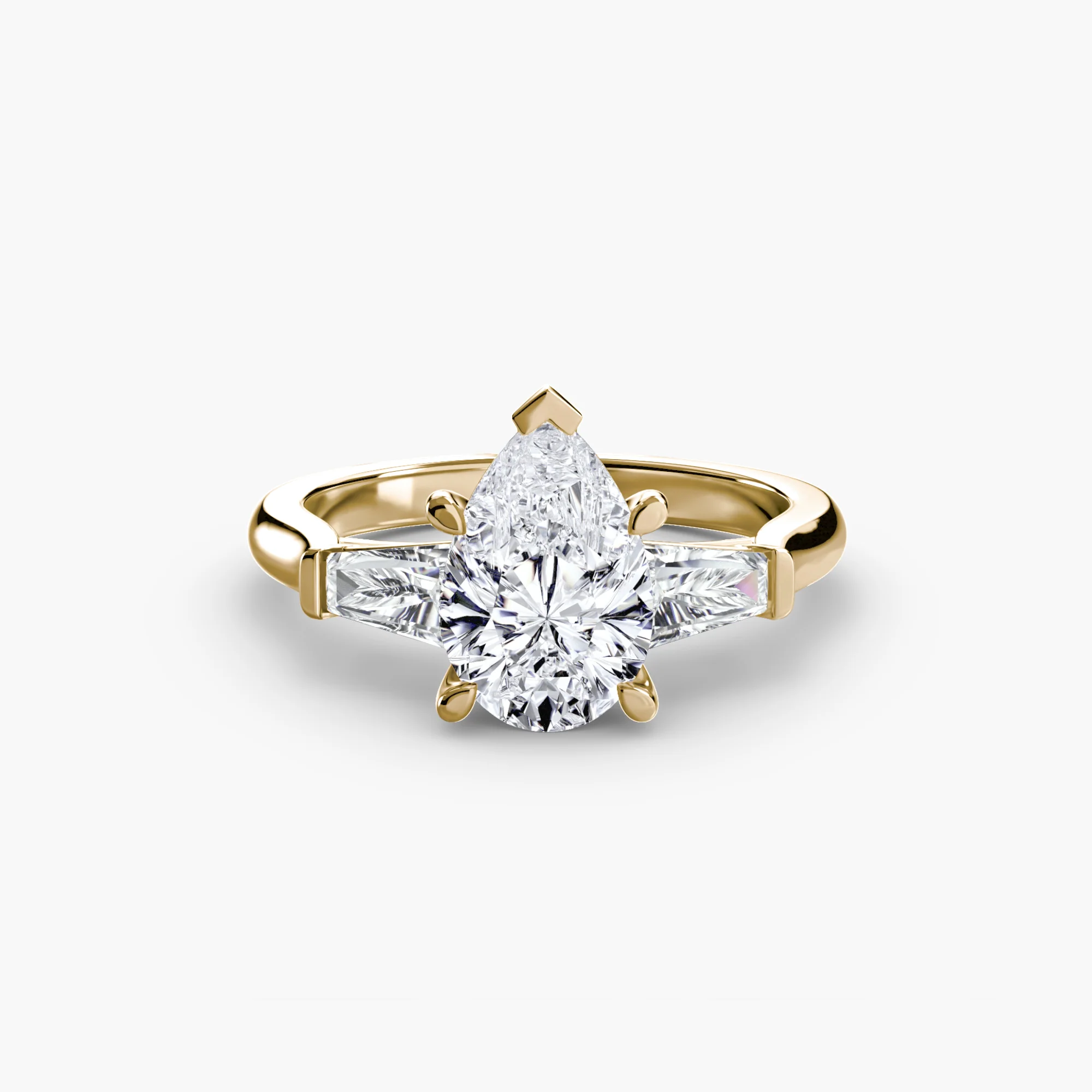 Three-Stone Ring (Baguette Side Stones) - Image 15