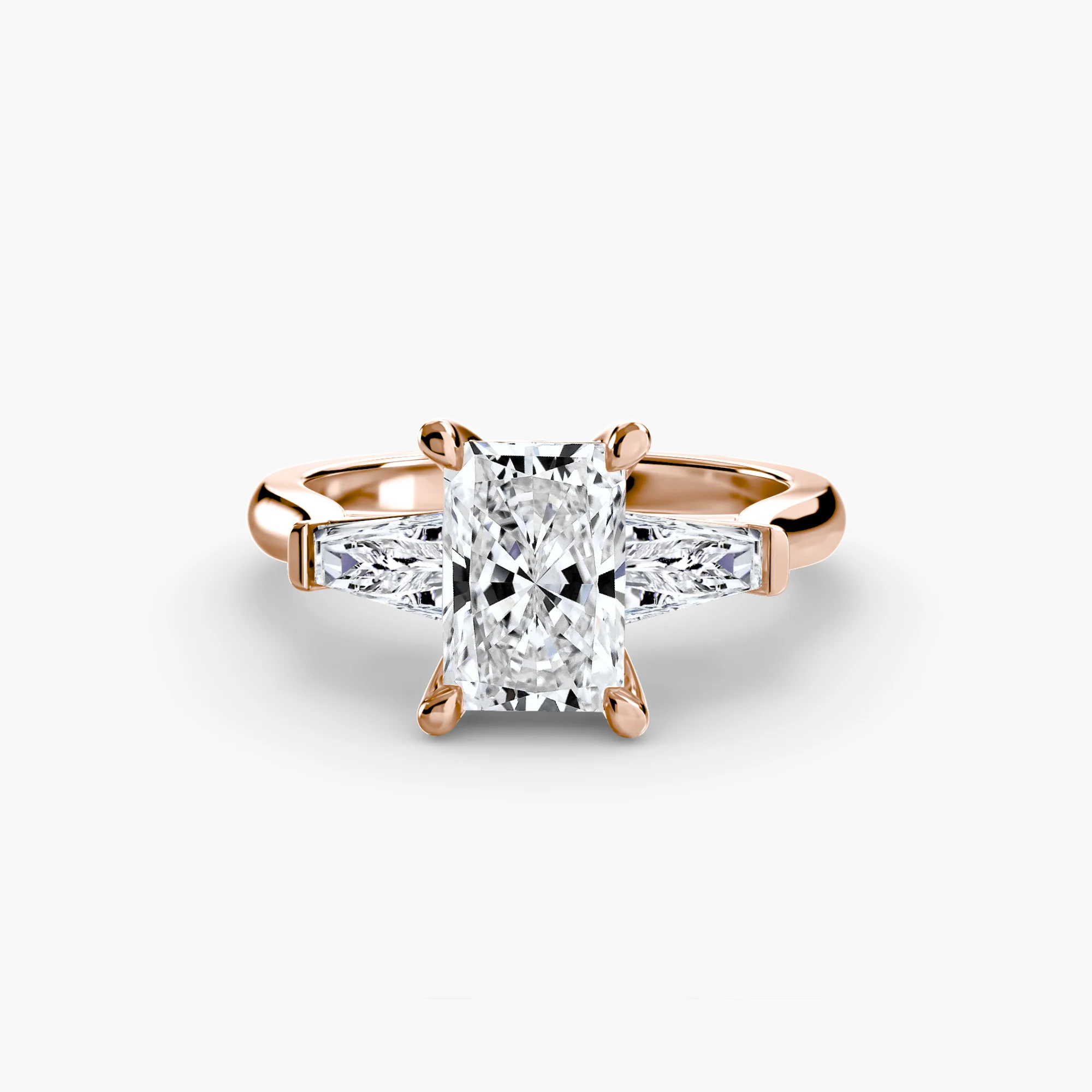Three-Stone Ring (Baguette Side Stones) 2 - Image 4