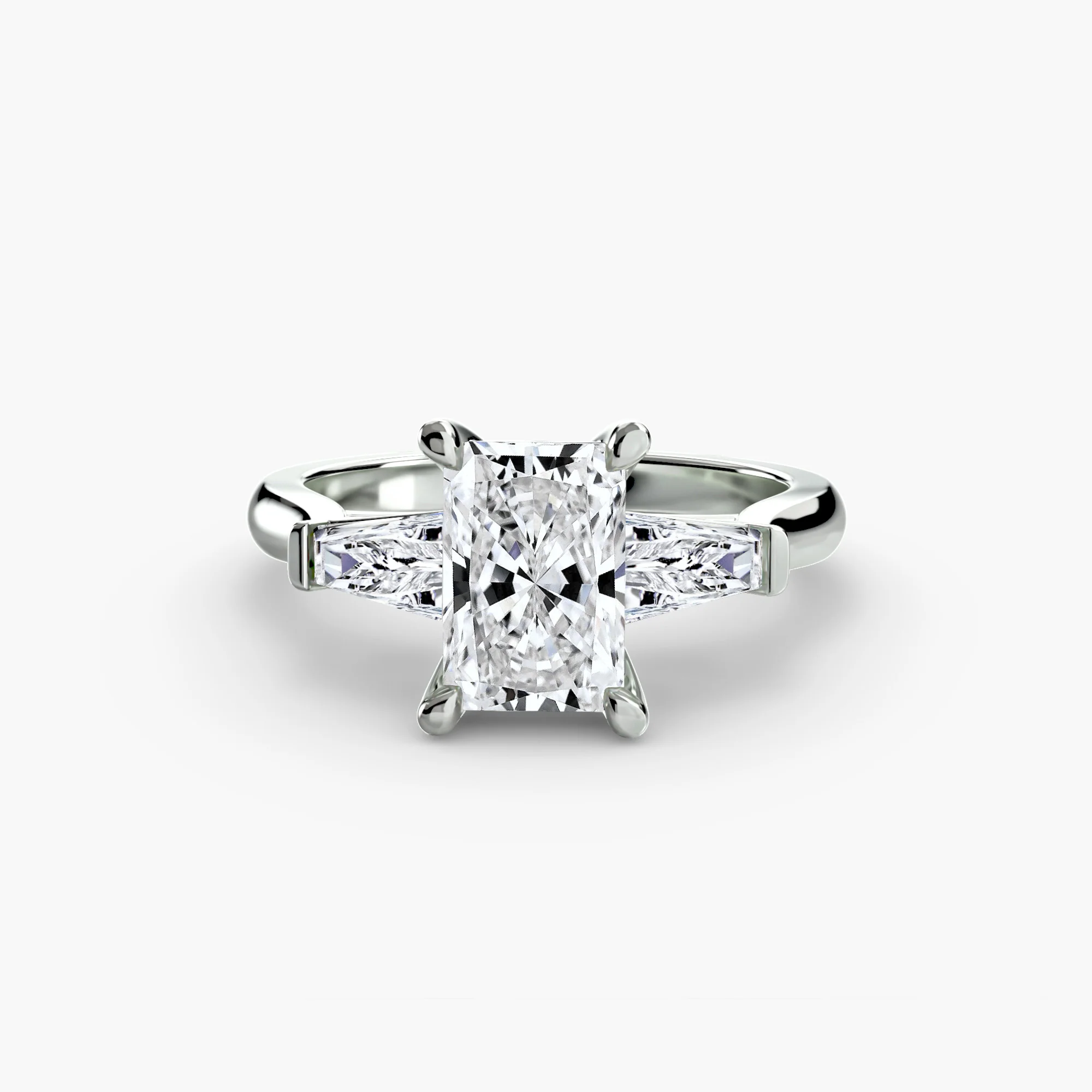 Three-Stone Ring (Baguette Side Stones) 2 - Image 5