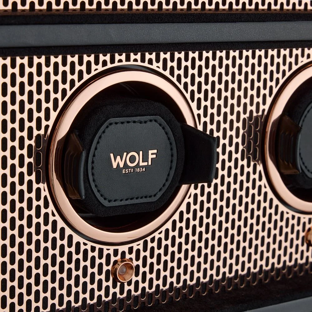 WOLF Axis 16 Piece Watch Winder Cabinet | Copper - Image 5