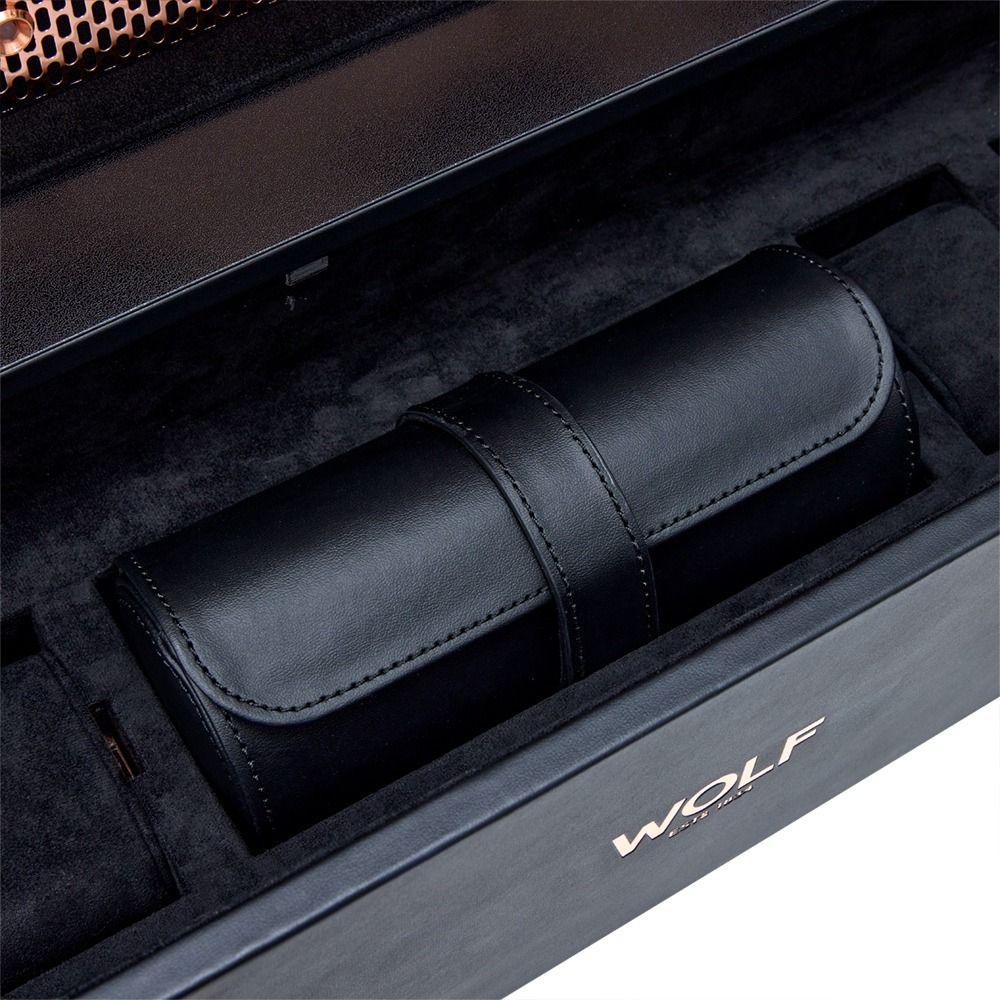 WOLF Axis 16 Piece Watch Winder Cabinet | Copper - Image 6